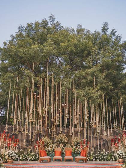 Backdrop and Stage — Wedding decor — Alila + Samode Jaipur